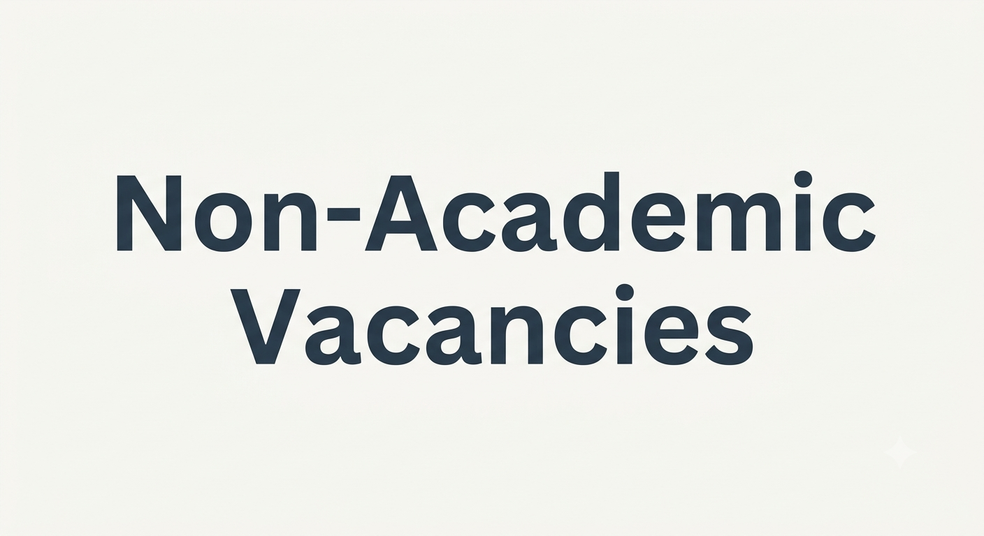 Non-Academic Vacancies — University of Ruhuna